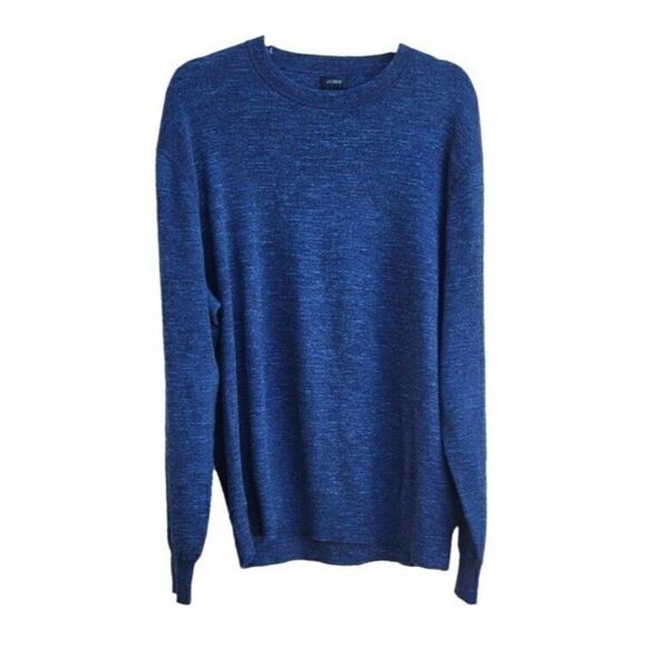 J. Crew Cotton Crewneck Sweater Navy Blue Size XXL - Picture 9 of 9